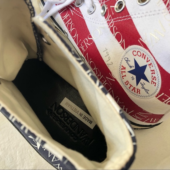 NEW JW Anderson American Flag Grid Unisex Chuck Taylor CONVERSE - Picture 8 of 9